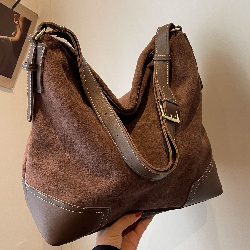 Suede Trendy Versatile Tote Ba - Interior Design Class avaliação e preço