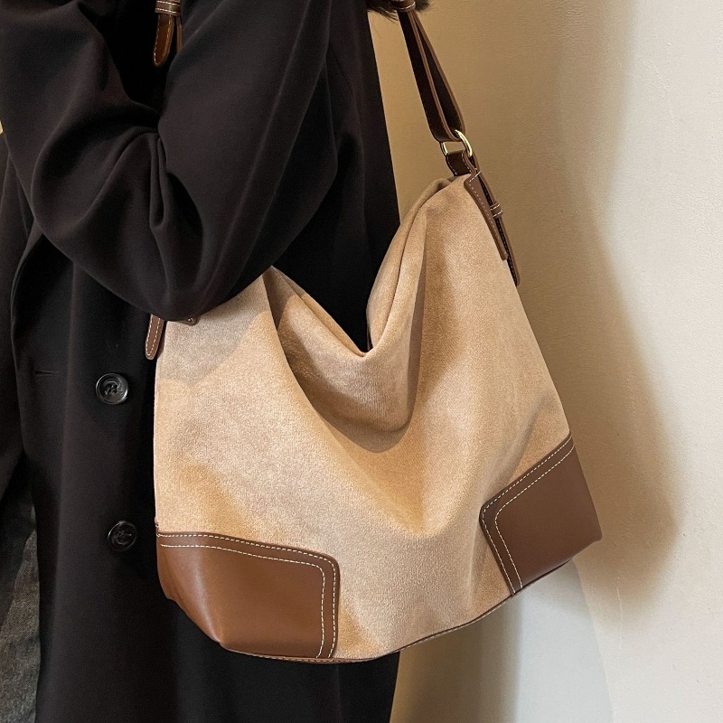 Suede Trendy Versatile Tote Ba - Interior Design Class avaliação e preço