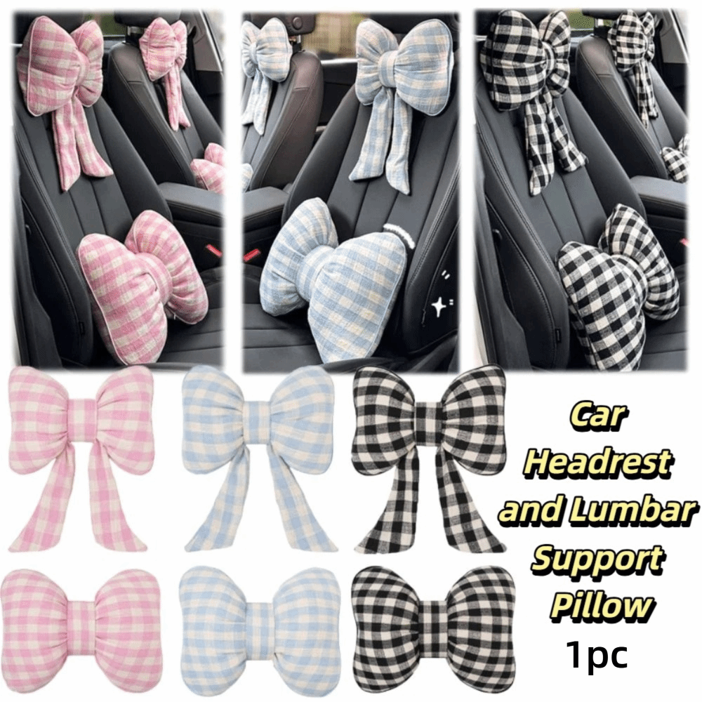Pink Color Bowknot Pillows Pla - Interior Design Grid avaliação e preço