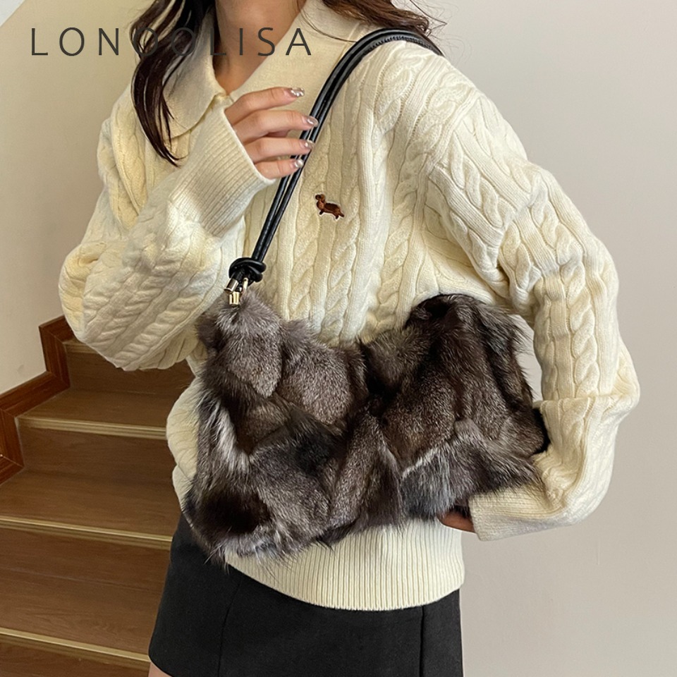 Luxury Winter Warm Fox Fur Sho - Interior Design Warm avaliação e preço