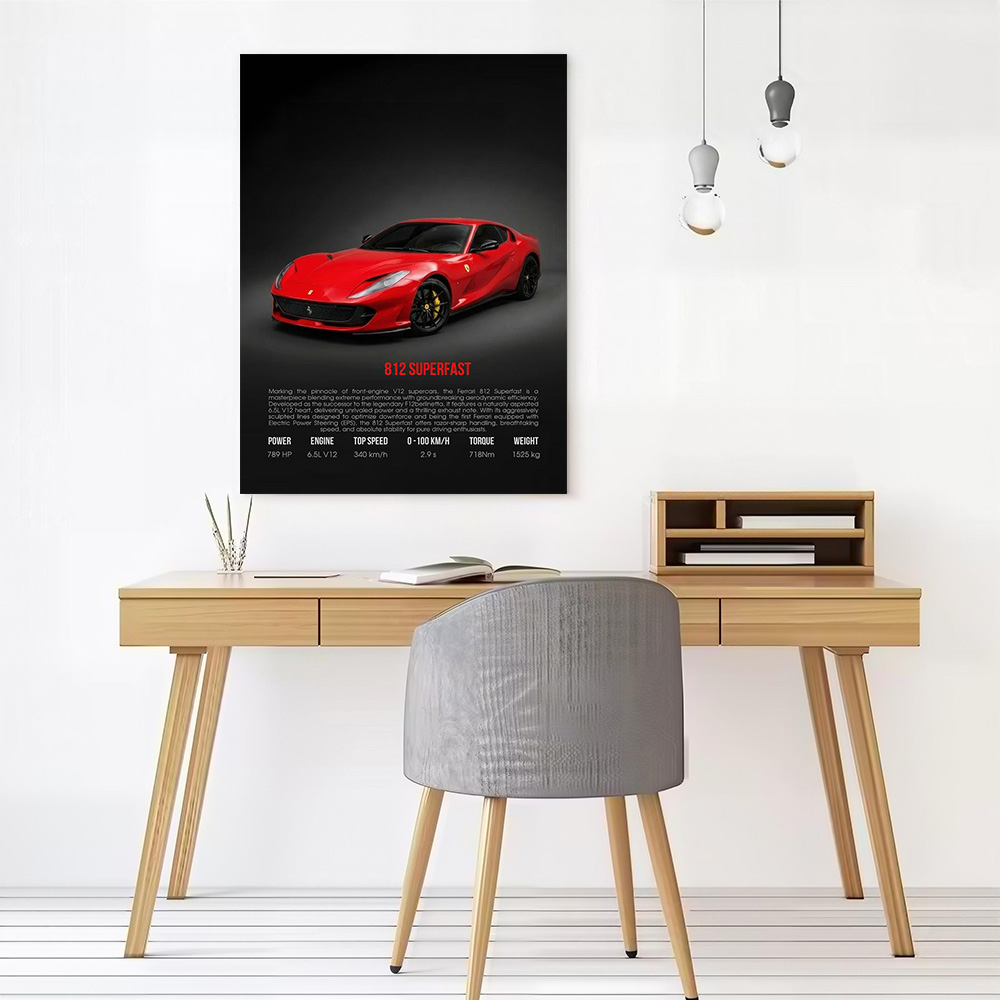 Supercar 812 Superfast Printed - Interior Design House avaliação e preço