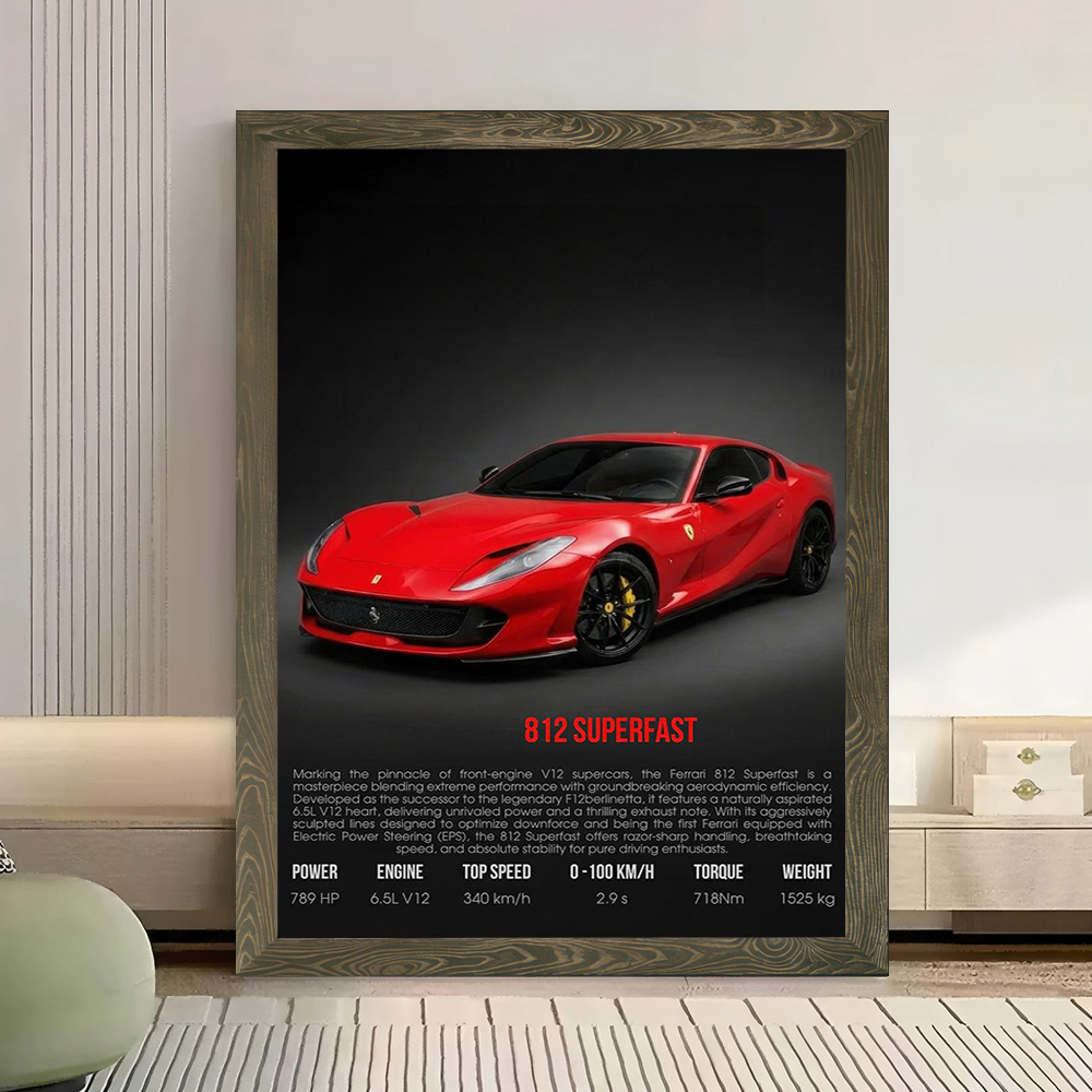 Supercar 812 Superfast Printed - Interior Design House avaliação e preço