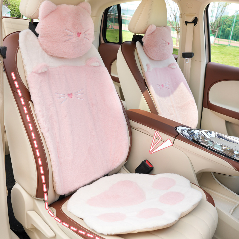 Cartoon Car Seat Cushion Soft  - Interior Design Warm avaliação e preço