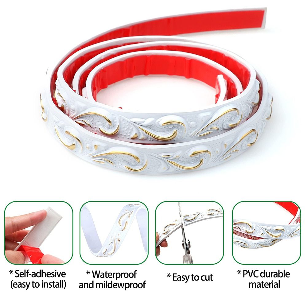 Interior Design Self-Adhesive  - Interior Design Wall Molding avaliação e preço