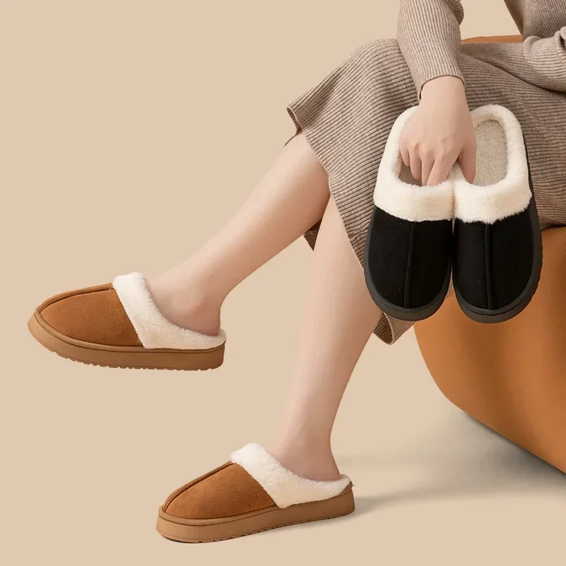 Indoor Cotton Slippers for Win - Interior Design Warm avaliação e preço