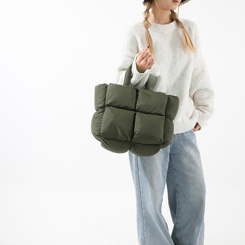Fashion Soft Puffer Tote Bag D - Interior Design Warm avaliação e preço