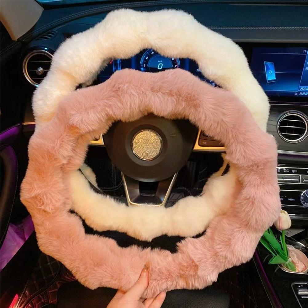Fluffy Car Steering Wheel Cove - Interior Design Warm avaliação e preço