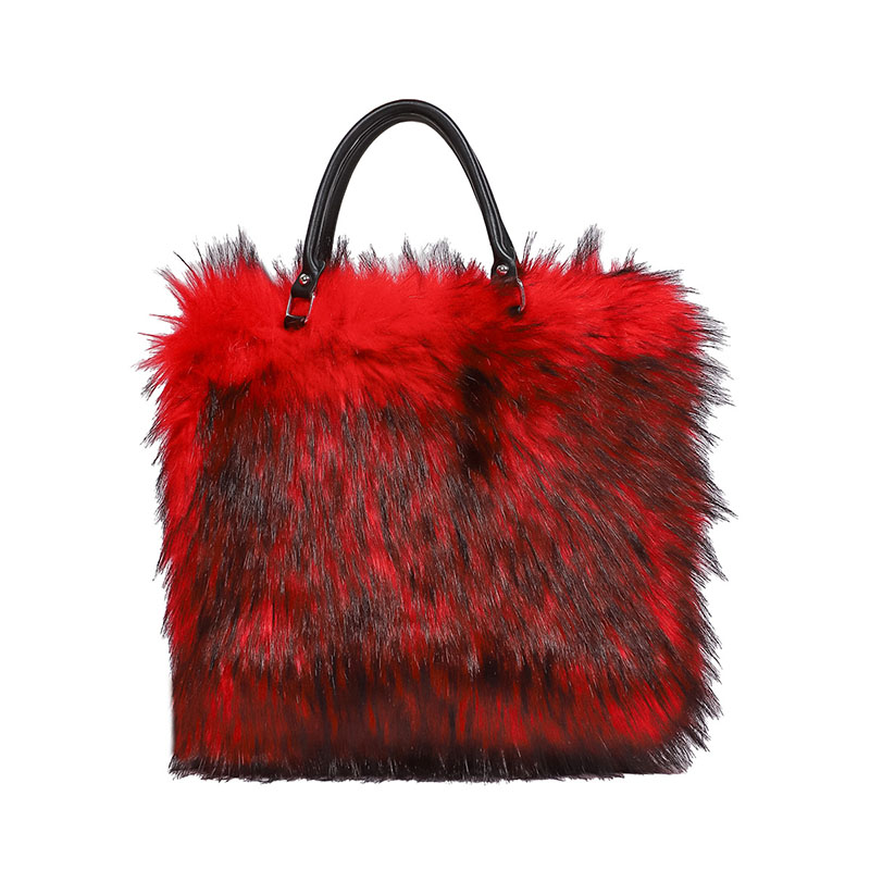 Faux Fur Shoulder Bag Winter F - Interior Design Warm avaliação e preço
