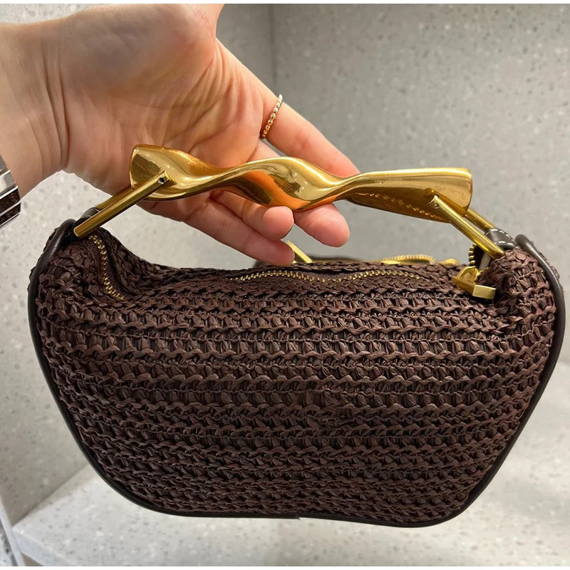 Gold Handle Brand Handwoven Ha - Interior Design High End avaliação e preço