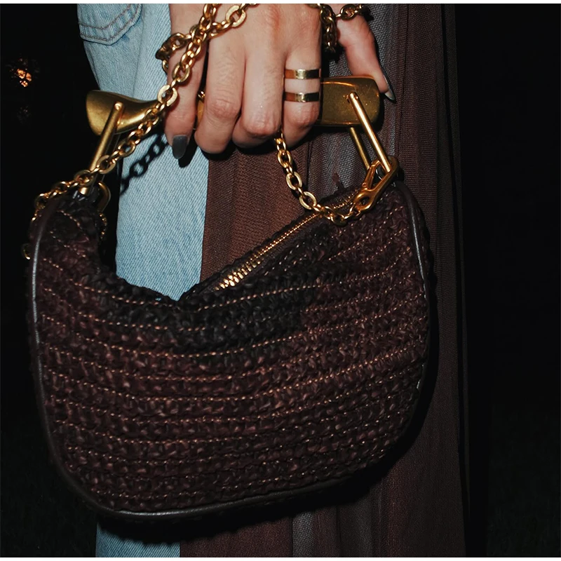Gold Handle Brand Handwoven Ha - Interior Design High End avaliação e preço