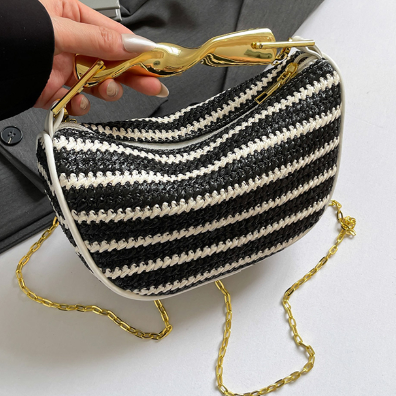 Gold Handle Brand Handwoven Ha - Interior Design High End avaliação e preço