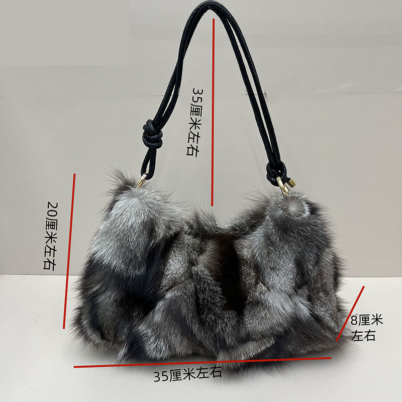 Luxury Real Fox Fur Women Mess - Interior Design Warm avaliação e preço
