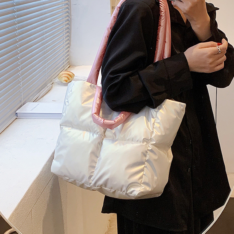 Designer Puffy Shoulder Bag Wo - Interior Design Warm avaliação e preço