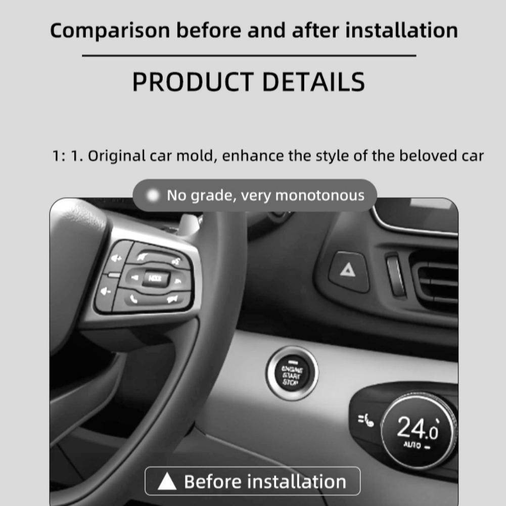 1PC Car One-Touch Start Button - Interior Design Application avaliação e preço